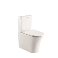 Компакт унитаз с сиденьем Soft Close RST17AWHA + RST10AWHA + RESC0004 RAK Ceramics белый без оправы с плотным присоединением к стене