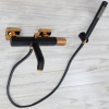 Змішувач для ванни та душу REA SALTO BLACK / ROSE GOLD чорний/рожеве золото настінний Купити Змішувач для ванни та душу REA SALTO BLACK / ROSE GOLD чорний/рожеве золото настінний в Києві vannaja.kiev.ua
