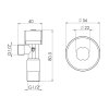 Кран приборный шаровой Арко Thermo Alliance Standart 1/2"Н х 1/2"Н SF340W1515 Купить Кран приборный шаровой Арко Thermo Alliance Standart 1/2"Н х 1/2"Н SF340W1515 в Киеве vannaja.kiev.ua