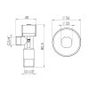 Кран приборный шаровой Арко Thermo Alliance Standart 1/2"Н х 3/4"Н SF340W1520 Купить Кран приборный шаровой Арко Thermo Alliance Standart 1/2"Н х 3/4"Н SF340W1520 в Киеве vannaja.kiev.ua
