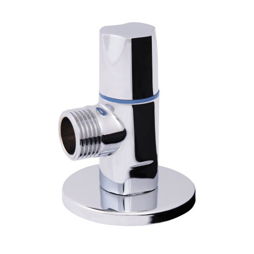 Купить Кран угловой Thermo Alliance Standart (ручка круглая) с керам.буксой 1/2"Н х 1/2"Н SF342W1515 в Киеве vannaja.kiev.ua