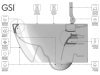 GSI Черный матовый 881526 + MS86CSN26 + FISR2 Подвесной унитаз Pura 881526 безободковый Купить GSI Черный матовый 881526 + MS86CSN26 + FISR2 Подвесной унитаз Pura 881526 безободковый в Киеве vannaja.kiev.ua