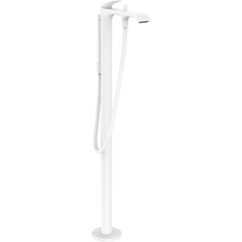 75445700 Смеситель hansgrohe Vivenis для ванны напольный белый матовый однорычажный Купить 75445700 Смеситель hansgrohe Vivenis для ванны напольный белый матовый однорычажный в Киеве vannaja.kiev.ua
