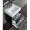 Купить Черная тумба в ванную Kolo 89494000 Twins 89494 под раковину 60 см 2 ящика черный матовый в Киеве vannaja.kiev.ua