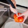 Купить Смеситель кухни гибкий излив система фильтрации воды Ramon Soler Kitchen Pure Water 898801MC38E306084 Высоким 535 мм Osmosis, Хром - черный матовый в Киеве vannaja.kiev.ua