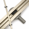 Купить дизайнерский золотой трап узкий прямоугольный для душа REA Neo Slim Pro MIRROR GOLD PRO 70 см REA-G5603 в Киеве vannaja.kiev.ua