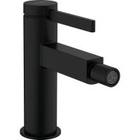 Черный матовый Смеситель для биде Hansgrohe Talis E 71720670 С донным клапаном купить с доставкой