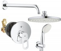Душевая система Grohe New Tempesta с термостатическим смесителем Grohe Grohtherm 500 34793000 + 27389002 верхний душ 200 мм 2 режима купить в Киеве 