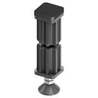 Черная Душевая кабина Qtap Taurus BLA1099SC6 90х90 см стекло 6 мм Clear без поддона TAUBLA1099SC6
