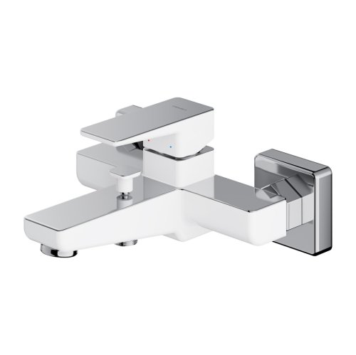 смеситель для ванны Omnires Parma chrome/white (PM7430CRB) Купить смеситель для ванны Omnires Parma chrome/white (PM7430CRB) в Киеве vannaja.kiev.ua