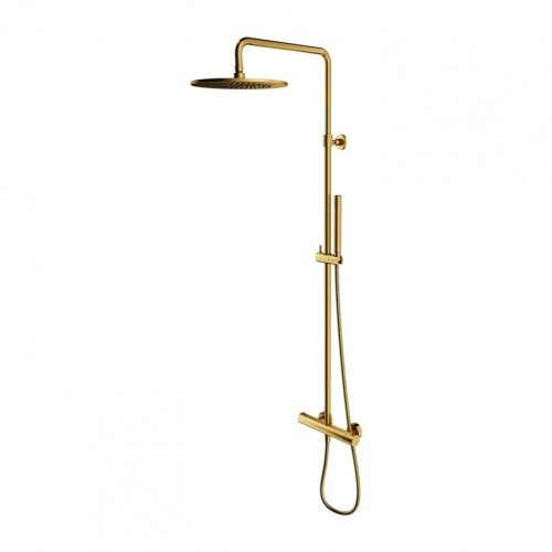 Купить душевая система с термостатом Omnires Y gold brushed (Y1244SUGLB) в Киеве vannaja.kiev.ua