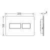 Кнопки на инсталляции из стали нержавеющей Tece 9240430 Solid 9.240.430 качественная Купить Кнопки на инсталляции из стали нержавеющей Tece 9240430 Solid 9.240.430 качественная в Киеве vannaja.kiev.ua