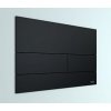 Купить TECE 9.240.833 Square II 9240833 Клавиша Кнопка смыва двойная Металлическая Нержавеющая сталь Черная матовая в Киеве vannaja.kiev.ua