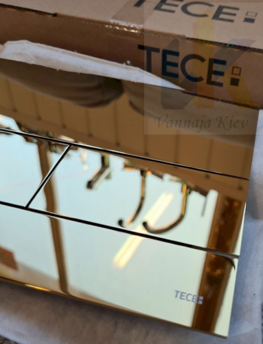 Купити Кнопка змиву Tece Square II PVD, золото глянцеве (9240839) в Києві vannaja.kiev.ua