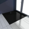 Купить Душевой поддон акриловый REA SAVOY BLACK 80X80 в Киеве vannaja.kiev.ua