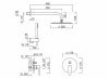 Купить Купить Душевая система Giulini Ego 5713KB-25X Скрытого монтажа хром однорычажный верхняя лейка 250 мм в Киеве vannaja.kiev.ua