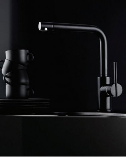 Купити Змішувач для кухні GRB Kitchens BLACK 990911 в Києві vannaja.kiev.ua