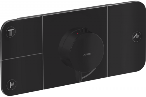 Купить Термостат 45713670 скрытого монтажа Axor One на 3 функции черный матовый в Киеве в Киеве vannaja.kiev.ua