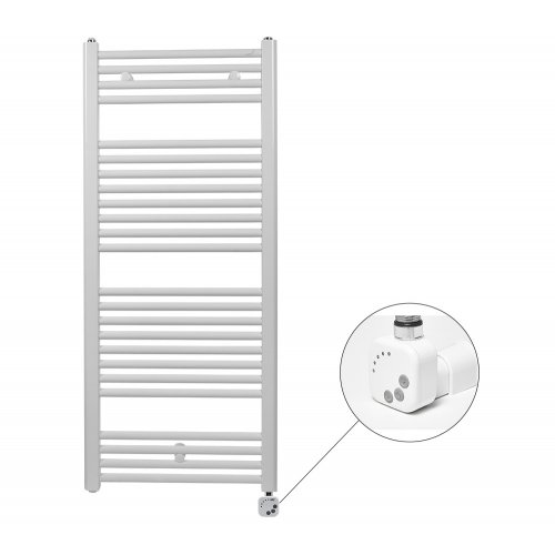 Электрический полотенцесушитель Zehnder Virando 500х1226 мм белый (AB-120-050-9016-HEC-HID) Купить Электрический полотенцесушитель Zehnder Virando 500х1226 мм белый (AB-120-050-9016-HEC-HID) в Киеве vannaja.kiev.ua