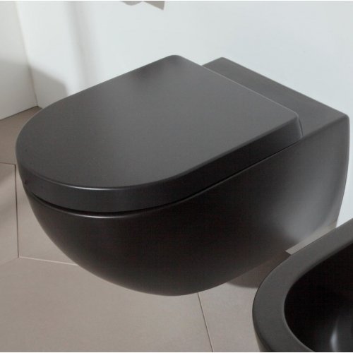 Подвесной безободковый унитаз Flaminia APP goclean AP118G NERO MATT GRAPHITE Купить Подвесной безободковый унитаз Flaminia APP goclean AP118G NERO MATT GRAPHITE в Киеве vannaja.kiev.ua