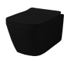 Купить Подвесной укороченный унитаз Artceram A16, black glossy (ASV005 03; 00) в Киеве vannaja.kiev.ua