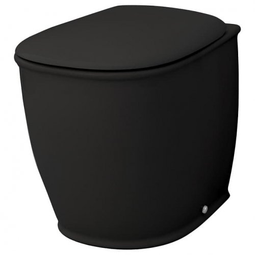 Купить Напольный унитаз Artceram Azuley, black glossy (AZV002 03; 00) в Киеве vannaja.kiev.ua