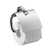 Hansgrohe Держатель туалетной бумаги с крышкой черный матовый AddStoris 41753670