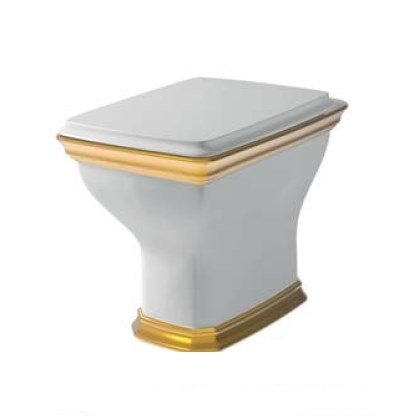 Напольный унитаз Artceram Civitas CIV0020191 white glossy/gold stripe (CIV002 01; 91) Купить Напольный унитаз Artceram Civitas CIV0020191 white glossy/gold stripe (CIV002 01; 91) в Киеве vannaja.kiev.ua