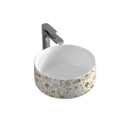 Купить Керамическая раковина 35 см Artceram Cognac, white glossy/lol - tone on tone  (COL004 01; 87) в Киеве vannaja.kiev.ua