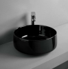 Керамическая раковина 35 см Artceram Cognac, black glossy (COL004 03; 00) Купить Керамическая раковина 35 см Artceram Cognac, black glossy (COL004 03; 00) в Киеве vannaja.kiev.ua