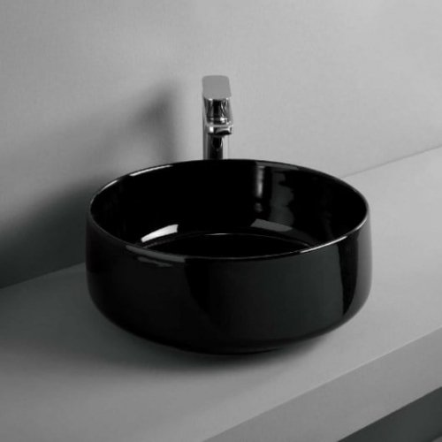 Керамическая раковина 35 см Artceram Cognac, black glossy (COL004 03; 00) Купить Керамическая раковина 35 см Artceram Cognac, black glossy (COL004 03; 00) в Киеве vannaja.kiev.ua