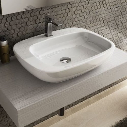 Купити Керамічна раковина 60 см Artceram Dial, white glossy (DAL003 01; 00) в Києві vannaja.kiev.ua