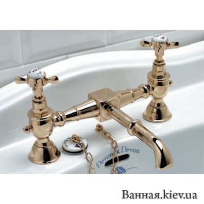 Купить DEVON & DEVON ADA13CR Antique Смеситель для раковины с межосевой в Киеве vannaja.kiev.ua