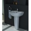 Devit 1010121 Раковина 60 см для пьедестала 0010121 Fresh Италия Купить Devit 1010121 Раковина 60 см для пьедестала 0010121 Fresh Италия в Киеве vannaja.kiev.ua