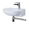 Купити Devit 1012135 SMALL Умивальник Асиметричної Форми 49,5 * 30 раковина об'ємна керамічна, біла в Києві vannaja.kiev.ua