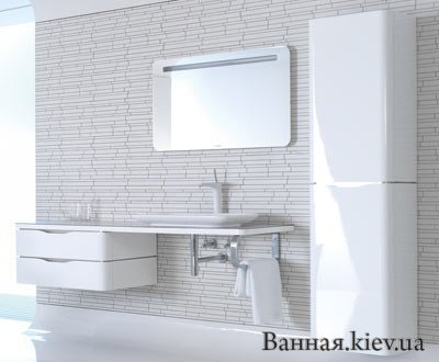 Купить Duravit Pura Vida 9206 Пенал 180 x46 9206R цвет белый глянцевый в Киеве vannaja.kiev.ua