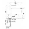 Чорный кран Смеситель для раковины Paffoni EL0 74 NO Elle EL074NO Купить Чорный кран Смеситель для раковины Paffoni EL0 74 NO Elle EL074NO в Киеве vannaja.kiev.ua