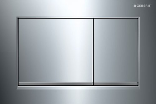Купити GEBERIT 115.080.KH.1 Omega30 змивному Кнопка для Подвійного Змиву Колір: Білий / Матовий Хром / Матовий Хром в Києві vannaja.kiev.ua