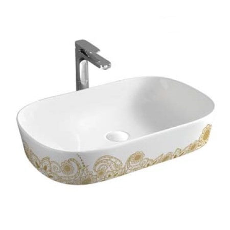 Керамічна раковина 65 см Artceram Ghost, white glossy / gold (GHL002 01; 15) Купити Керамічна раковина 65 см Artceram Ghost, white glossy / gold (GHL002 01; 15) в Києві vannaja.kiev.ua