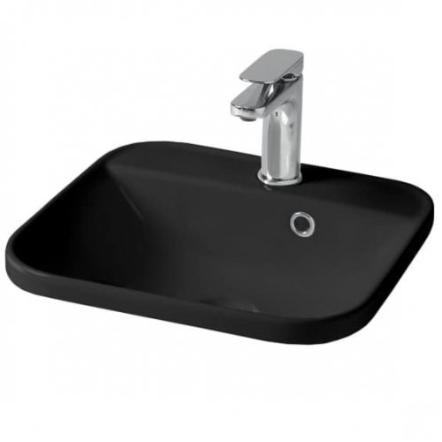 Купити Керамічна раковина 40 см Artceram Gio Evolution, black glossy (GIL008 03; 00) в Києві vannaja.kiev.ua
