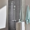Купить Grohe 27922000 New Tempesta Cosmopolitan 27922 Душевая Система с Термостатом Кронштейн 39 см с Верхним душем O160 мм Цвет Хром в Киеве vannaja.kiev.ua