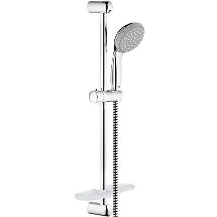 Купить Grohe 27926000 New Tempesta 27926 Душевой Набор H=60 см с полочкой Ручного душа O100 мм два режима струи Цвет Хром в Киеве vannaja.kiev.ua