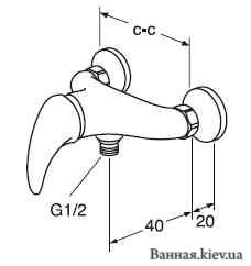 Gustavsberg 214304 Dynamic Змішувач для Душа Швеція Купити Gustavsberg 214304 Dynamic Змішувач для Душа Швеція в Києві vannaja.kiev.ua