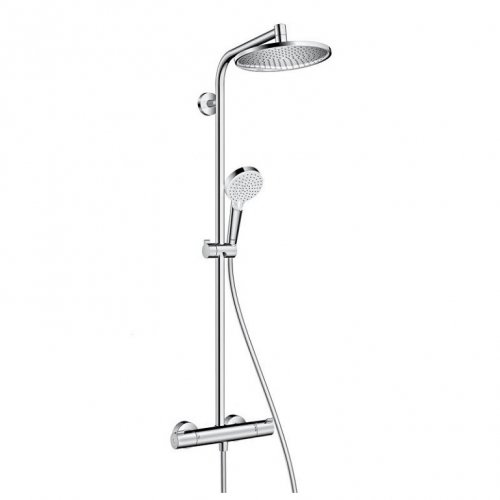 HANSGROHE 27267000 Crometta S 240 1jet Showerpipe 27267 Душевая Система с Термостатом Поверхность Хром Купить HANSGROHE 27267000 Crometta S 240 1jet Showerpipe 27267 Душевая Система с Термостатом Поверхность Хром в Киеве vannaja.kiev.ua