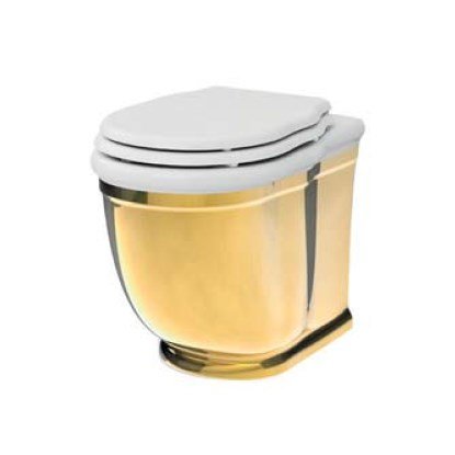 Напольный унитаз Artceram Hermitage, white glossy/gold bicolor (HEV005 01; 56) Купить Напольный унитаз Artceram Hermitage, white glossy/gold bicolor (HEV005 01; 56) в Киеве vannaja.kiev.ua