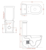 Купити Бачок унітазу Artceram Hermitage, white glossy (HEC009 01; 00) в Києві vannaja.kiev.ua