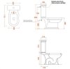 Купить Унитаз-компакт Artceram Hermitage, white glossy (HEV008 01; 00) в Киеве vannaja.kiev.ua