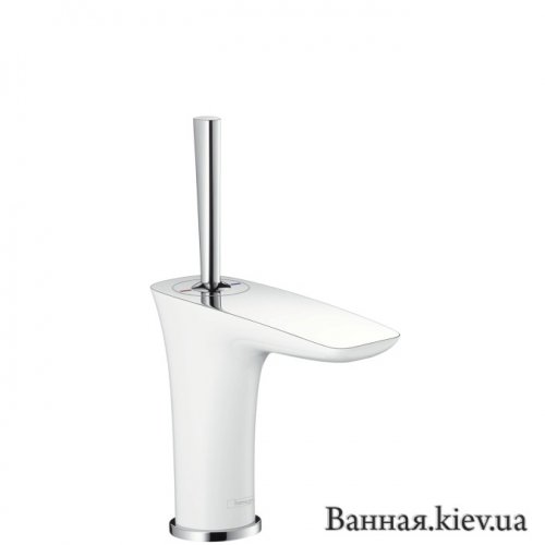 Купити HansGrohe 15075400 PuraVida 150754 Змішувач для Маленької Раковини Одноважільний Колір Білий / Хром в Києві vannaja.kiev.ua
