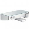 Купить Hansgrohe 13151400 ShowerTablet 131514 Термостат для ванны Select 300 мм Хром / Белый в Киеве vannaja.kiev.ua