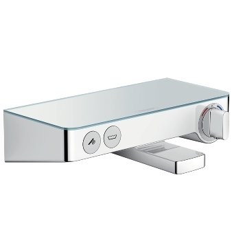 Купить Hansgrohe 13151400 ShowerTablet 131514 Термостат для ванны Select 300 мм Хром / Белый в Киеве vannaja.kiev.ua